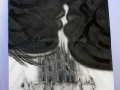 Incontrarsi a Milano...piccoli e grandi amori - Acrilico e carboncino su tela - F.to 100x100