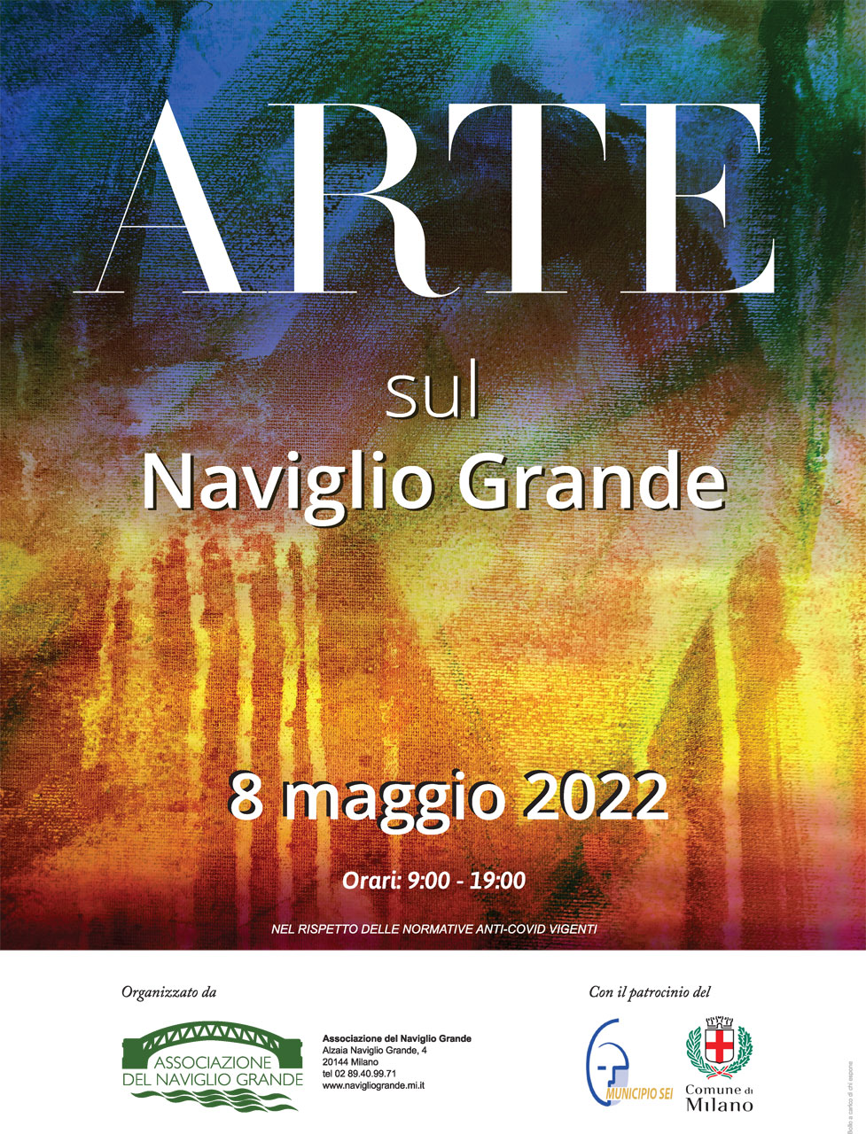Annamaria Di Giorgi espone le sue opere ad Arte sul Naviglio Grande - Milano, 8 maggio 2022